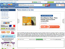 Tablet Screenshot of bonheur-loisirs-parc.com